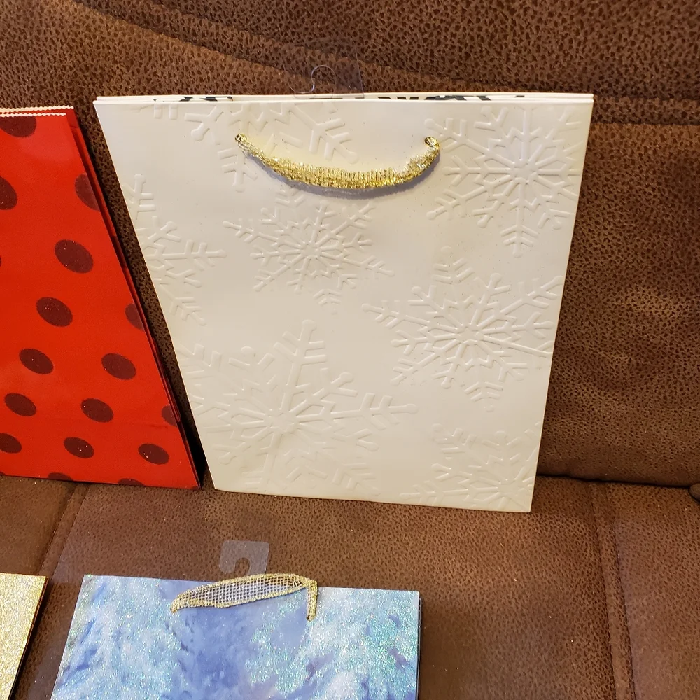 Bundle of five gift bags/wine bag